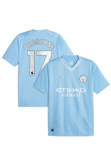 Exclusive Manchester City 2023/24 Home Jersey -Kevin De Bruyne Edition -Limited Availability, Manchester City Home Jersey -Kevin De Bruyne Inactive