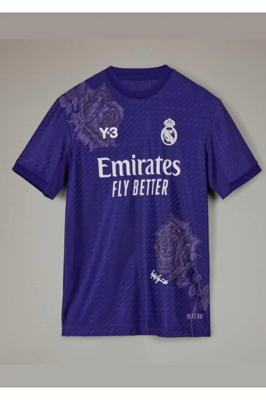 Real Madrid Y-3 2023/24 New Season Anonymous Fourth Jersey Purple