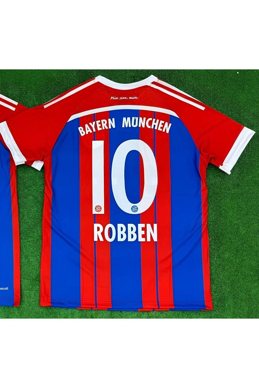🌟 Embrace Nostalgia: Fan-Made Bayern Munich Robben Retro Football Jersey! 🌟