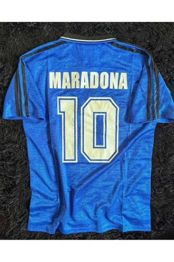 Limited Edition Maradona Nostalgia Jersey - Argentina National Team Retro Soccer Shirt, Diego Maradona Tribute Jersey, 1986 SIGNED Shirt Inactive